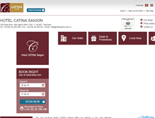 Tablet Screenshot of hotelcatina.com.vn